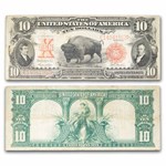 1901 $10 U.S. Note Lewis & Clark/Bison VF (Fr#120)