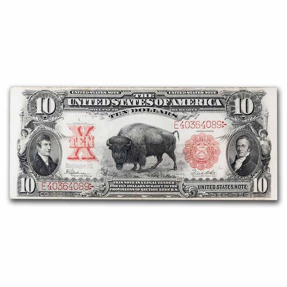 1901 $10 U.S. Note Lewis & Clark/Bison VF/XF (Fr#122) 1901 $10 U.S. Note Lewis & Clark/Bison VF/XF (Fr#122)