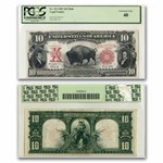 1901 $10 U.S. Note Lewis & Clark/Bison XF-40 PCGS (Fr#121m)