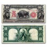 1901 $10 U.S. Note Lewis & Clark/Bison XF (Fr#122)