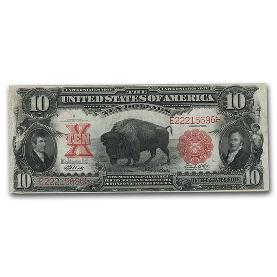 1901 $10 United States Note Lewis & Clark/Bison XF 1901 $10 United States Note Lewis & Clark/Bison XF