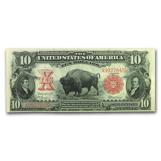 1901 $10 United States Note Lewis & Clark/Bison 1901 $10 United States Note Lewis & Clark/Bison