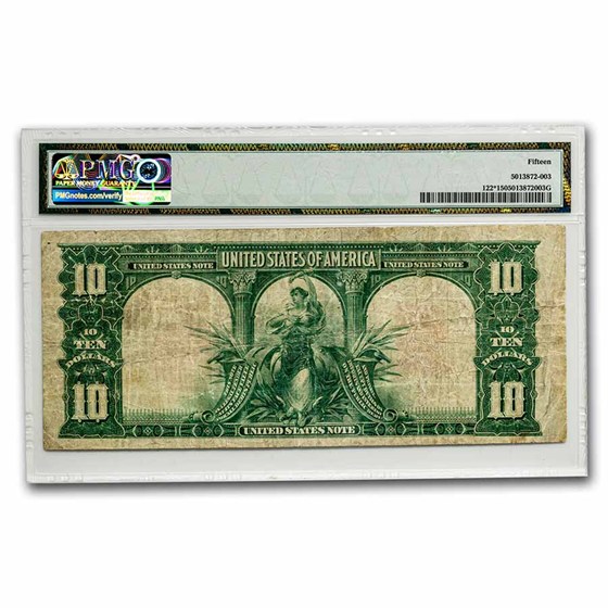 Buy 1901* $10 US Note Lewis-Clark/Bison Ch F-15 PMG (Fr#122*) Star | APMEX