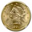 1901/190-S $10 Liberty Gold Eagle MS-65 NGC (VP-001)
