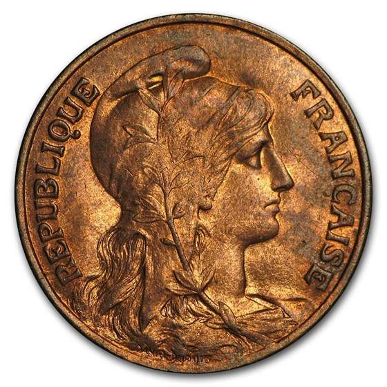 1901-1921 France 10 Centimes Avg Circ 1901-1921 France 10 Centimes Avg Circ