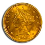1901 $2.50 Liberty Gold Quarter Eagle MS-64 PCGS