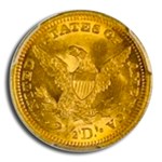 1901 $2.50 Liberty Gold Quarter Eagle MS-64 PCGS