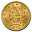 1901 $2.50 Liberty Gold Quarter Eagle MS-65 PCGS CAC