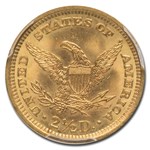 1901 $2.50 Liberty Gold Quarter Eagle MS-66 PCGS