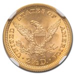 1901 $2.50 Liberty Gold Quarter Eagle MS-67 NGC