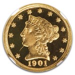 1901 $2.50 Liberty Gold Quarter Eagle PF-68 UCAM NGC