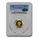 1901 $2.50 Liberty Gold Quarter Eagle PR-66 DCAM PCGS CAC