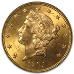 1901 $20 Liberty Gold Double Eagle MS-64 NGC