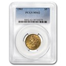 1901 $5 Liberty Gold Half Eagle MS-62 PCGS