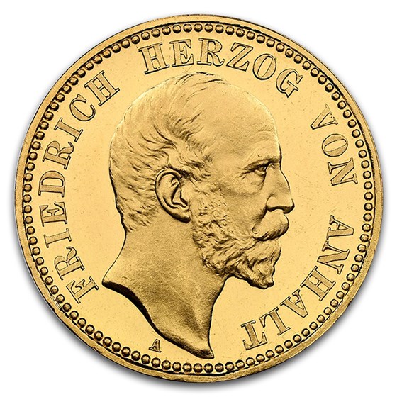 1901-A Germany Gold 10 Mark Friedrich I PF-65 UCAM NGC (Anh-Des)