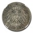 1901-A Germany Silver 5 Mark AU-58 NGC
