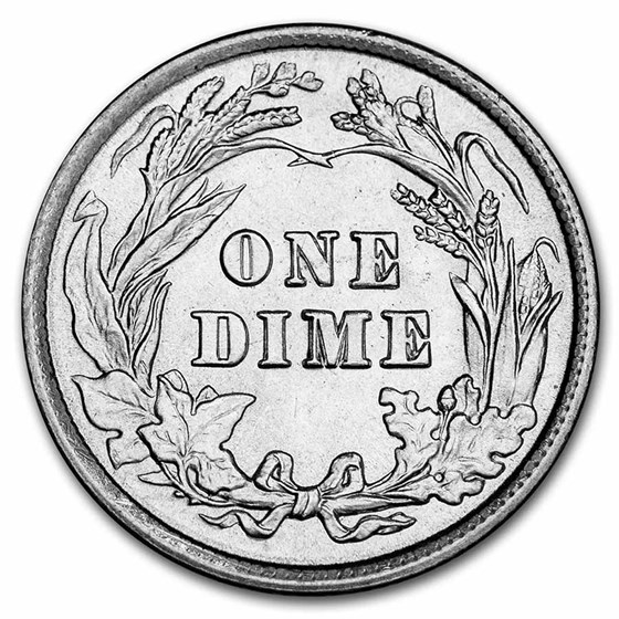 Buy 1901 Barber Dime BU APMEX