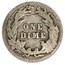 1901 Barber Dime Good/VG