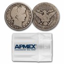 1901 Barber Half Dollar 20-Coin Roll Avg Circ