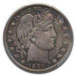 1901 Barber Half Dollar MS-65 PCGS