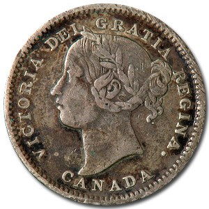 1901 Canada 10 Cents VF 1901 Canada 10 Cents VF