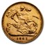 1901 Great Britain Gold Half-Sovereign Victoria Veil AU