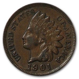 1901 Indian Head Cent XF