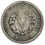 1901 Liberty Head V Nickel Good+