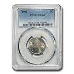 1901 Liberty Head V Nickel MS-63 PCGS