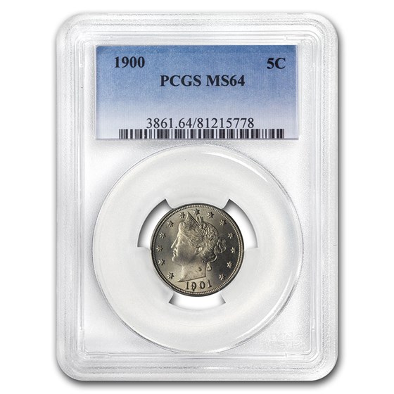 1901 Liberty Head V Nickel MS-64 PCGS 1901 Liberty Head V Nickel MS-64 PCGS
