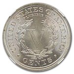 1901 Liberty Head V Nickel MS-66 NGC