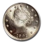 1901 Liberty Head V Nickel MS-66 PCGS