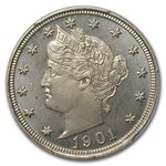 1901 Liberty Head V Nickel PR-64 PCGS
