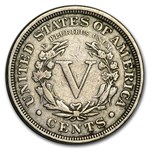 1901 Liberty Head V Nickel VF