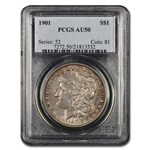 1901 Morgan Dollar AU-50 PCGS