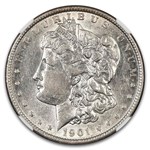 1901 Morgan Dollar AU-53 NGC