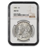 1901 Morgan Dollar AU-53 NGC