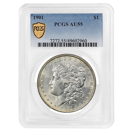 1901 Morgan Dollar AU-55 PCGS 1901 Morgan Dollar AU-55 PCGS