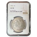 1901 Morgan Dollar AU-58 NGC