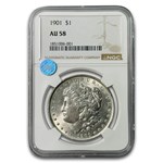 1901 Morgan Dollar AU-58 NGC