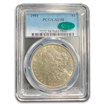 1901 Morgan Dollar AU-58 PCGS CAC