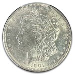 1901 Morgan Dollar AU-58 PCGS