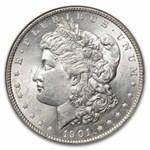 1901 Morgan Dollar MS-60 NGC