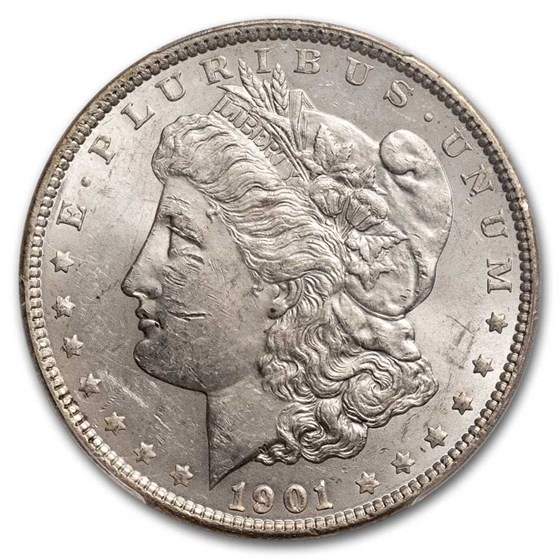 1901 Morgan Dollar MS-60 PCGS 1901 Morgan Dollar MS-60 PCGS