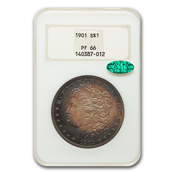 1901 Morgan Dollar PF-66 NGC CAC 1901 Morgan Dollar PF-66 NGC CAC