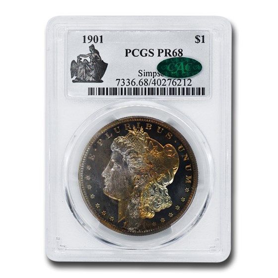 1901 Morgan Dollar PR-68 PCGS CAC