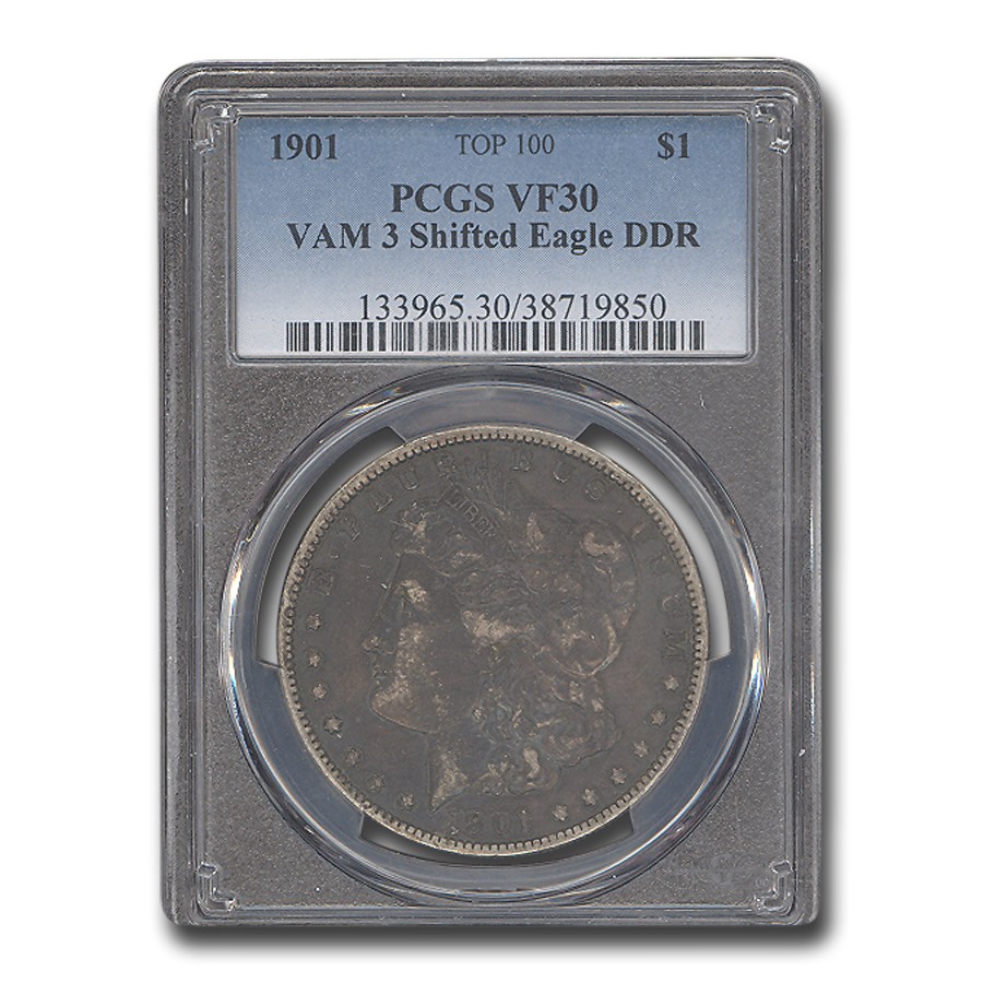 Buy 1901 Morgan Dollar VF-30 PCGS VAM 3 | APMEX