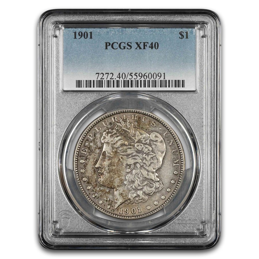 1901 Morgan Dollar XF-40 PCGS