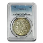 1901 Morgan Dollar XF-45 PCGS
