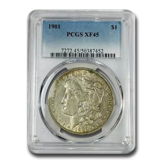 1901 Morgan Dollar XF-45 PCGS 1901 Morgan Dollar XF-45 PCGS